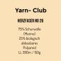 Preview: No 26 Yarn-Club 6-fach Sockenwolle buchbar bis zum 06.01.26